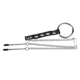 Кольцо с зажимами на соски BlueLine BLM3059