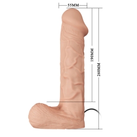 Большой страпон Ultra Passionate 10,2" Harness